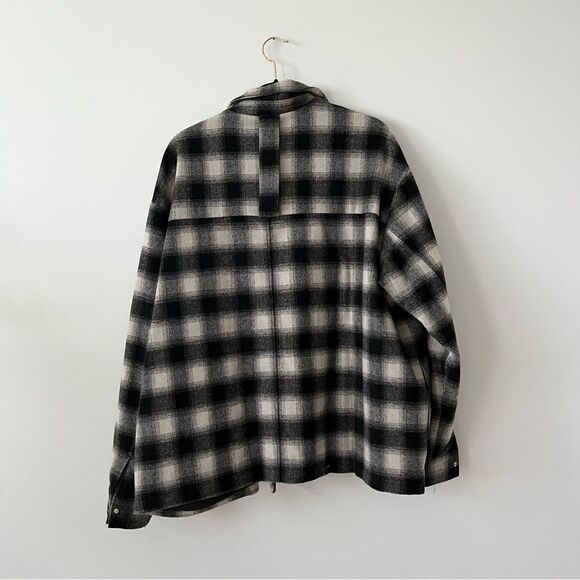 STAMPD asher flannel shirt jacket shacket - Picture 6 of 9
